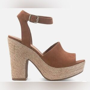 NWOT Sun‎ + Stone Size 8.5 Espadrille Dress Sandals